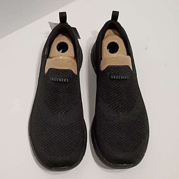 Skechers Arch Fit Refine 2.0 Cascade Women's Black Walking Shoes - Picture 4 of 11